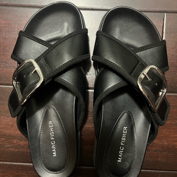 Marc Fisher Slide Sandals - Picture 2 of 5